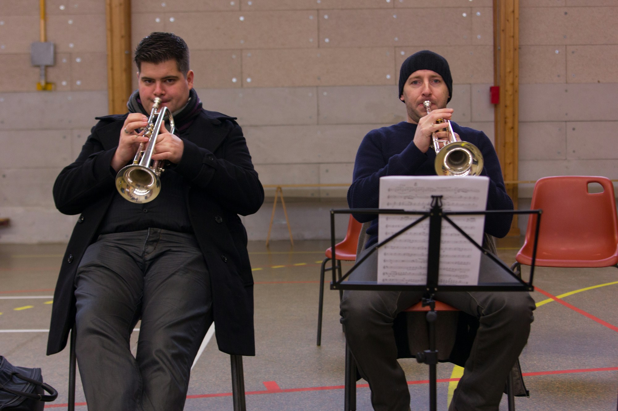 One duet, many instruments: playing brass duets with what you have